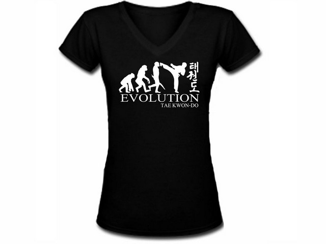 Taekwondo Evolution Tae kwon do MMA martial arts women t-shirt